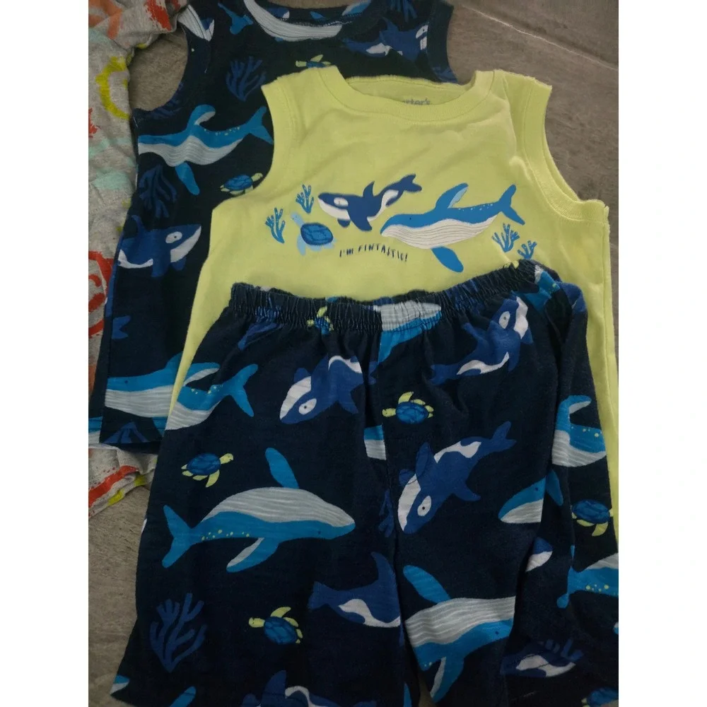 Boys 4/4T Clothing Lot 20+ Pieces Shorts Pajamas Shirts Bathing Suit